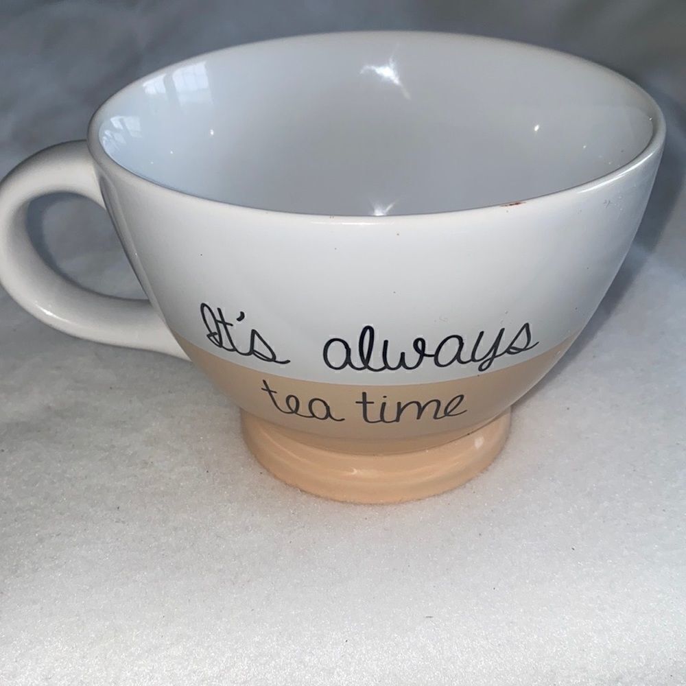 Cafe Bistro Large Ceramic Tea Mug